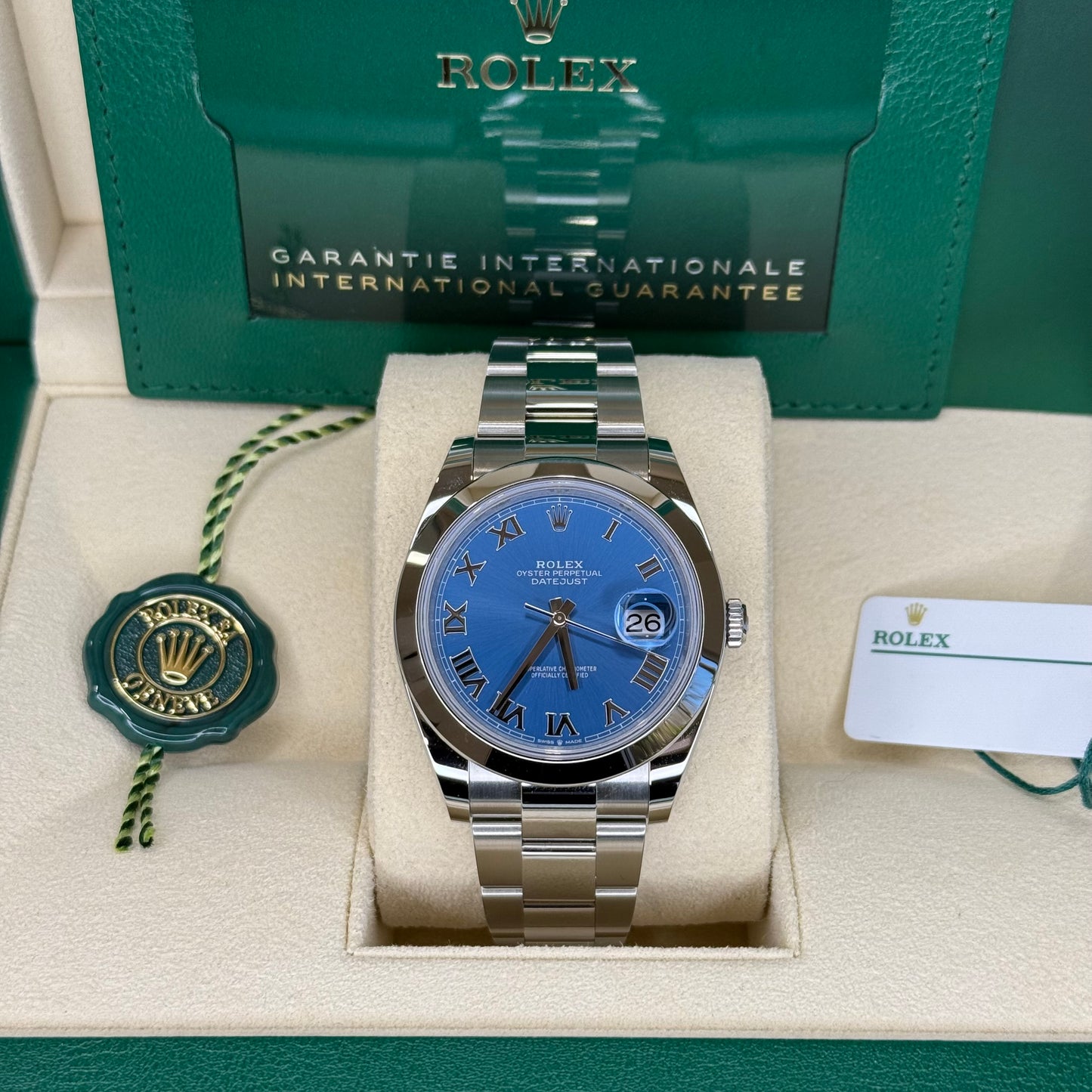 Rolex Roman Dial Date Just 41mm