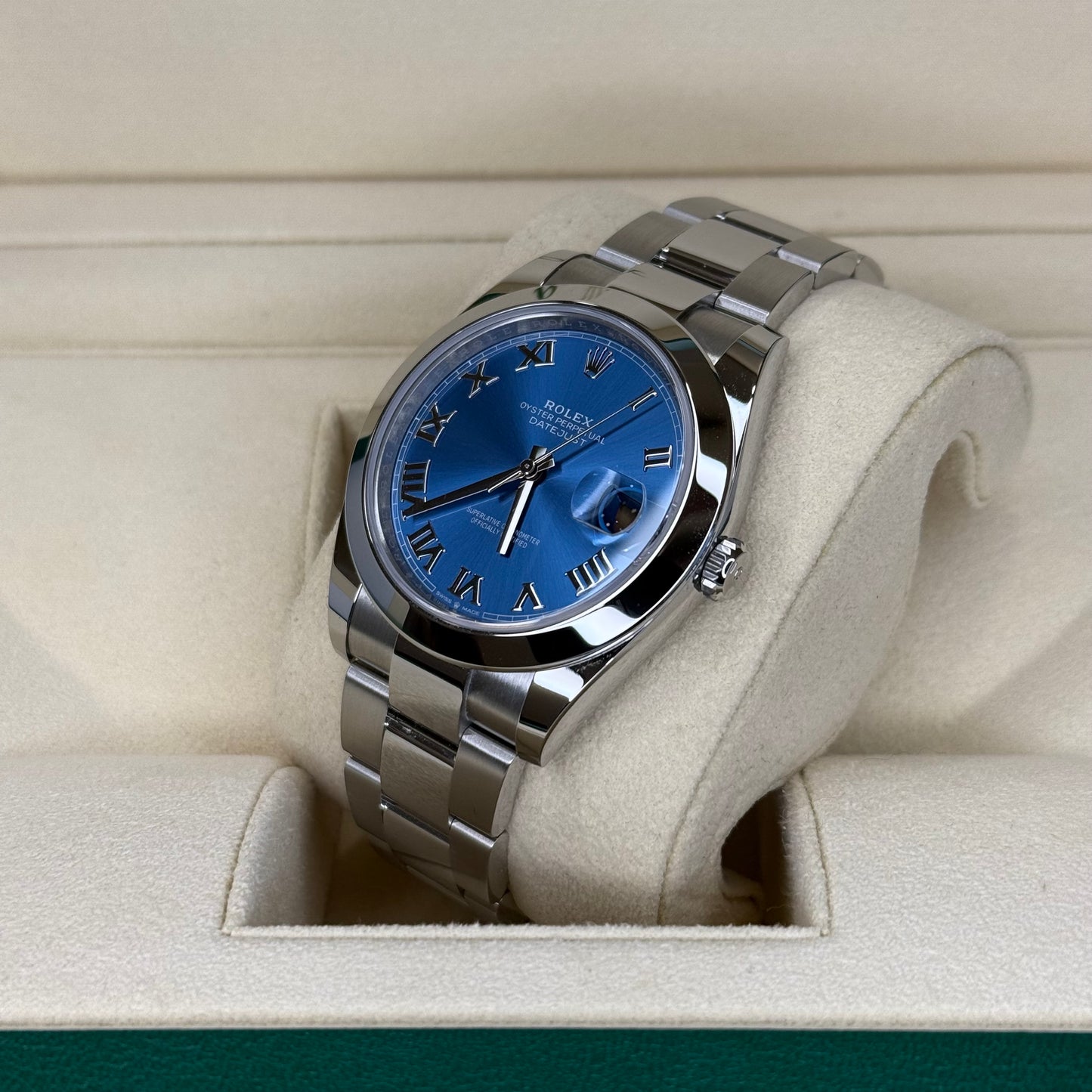 Rolex Roman Dial Date Just 41mm