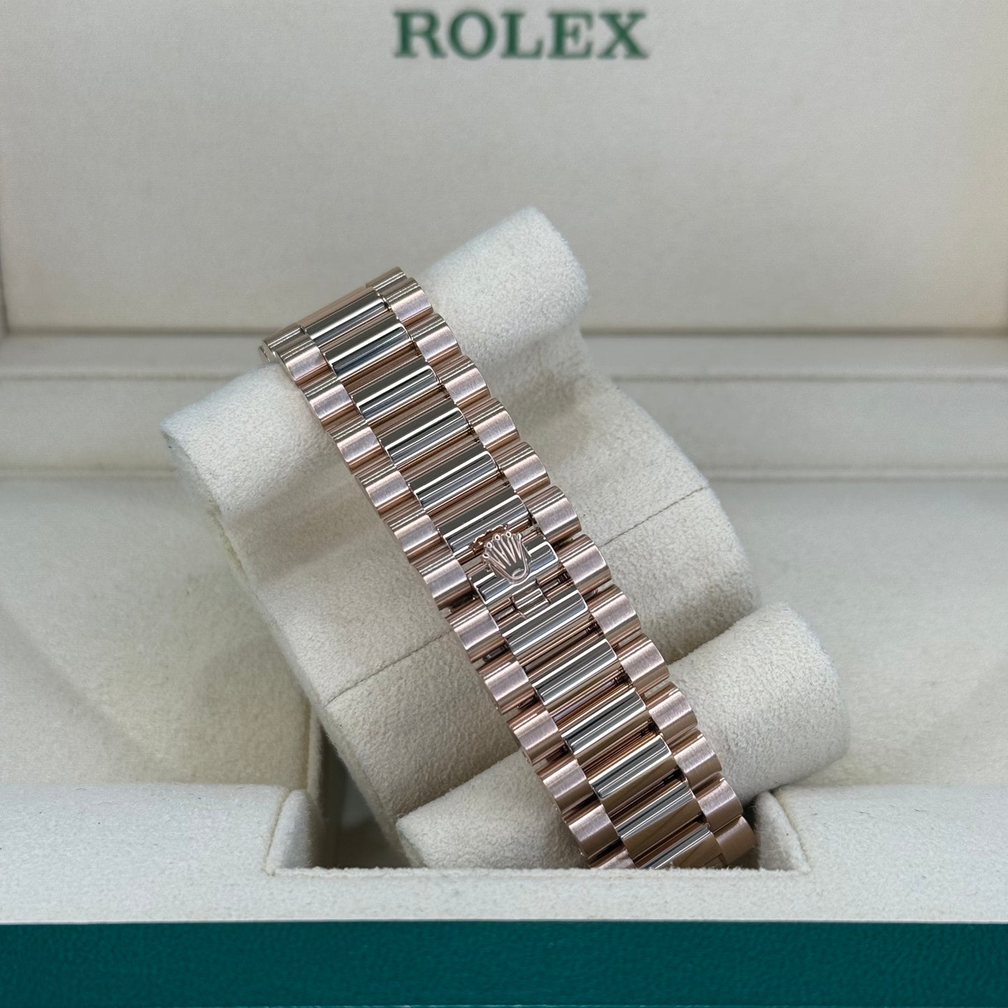 Rose Gold Olive Day Date