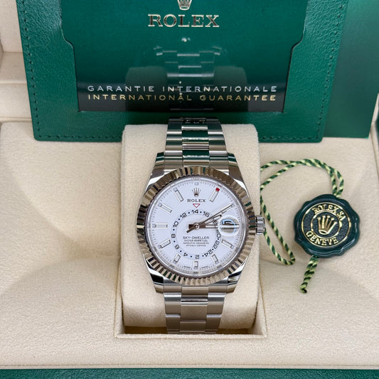 Rolex Skydweller White Dial