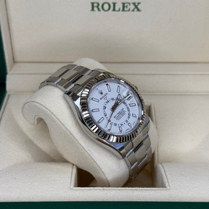 Rolex Skydweller White Dial
